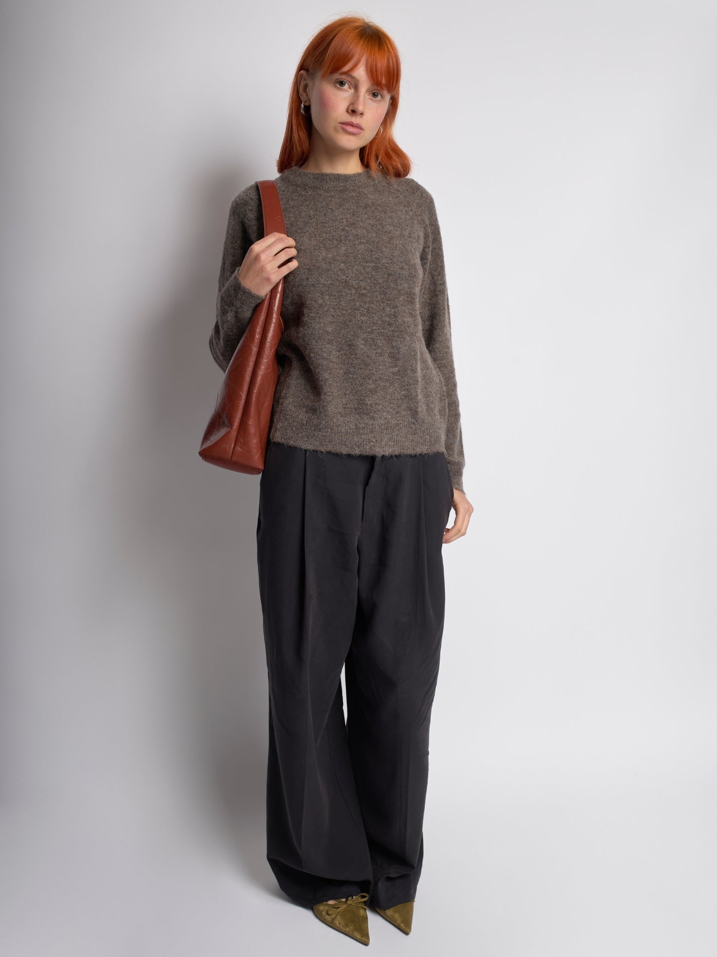 Scarlett Distressed Veganleder Tote