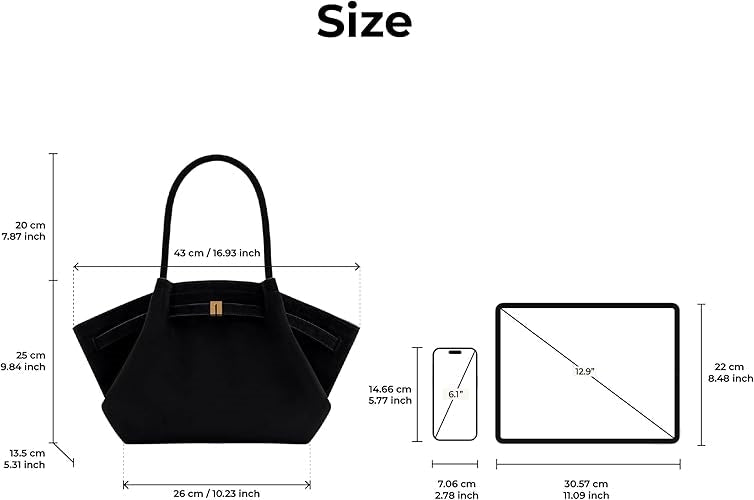Allure Maxi Suede Tote Bag