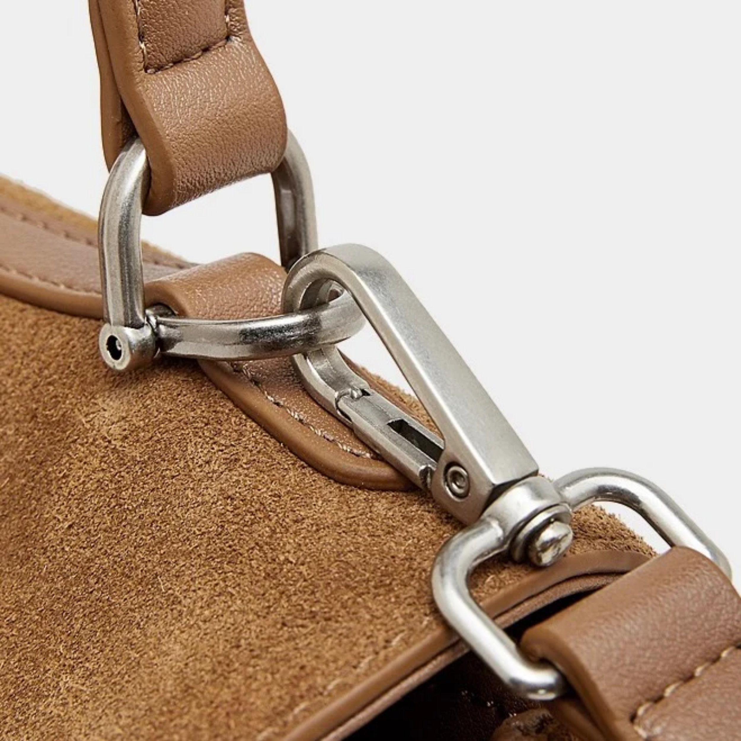 Sylvae Soft Suede Echtleder Handtasche mit Tragegriff