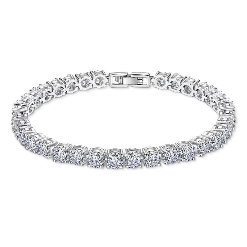 Strahlende Eleganz Cubic Zirconia Tennisarmband