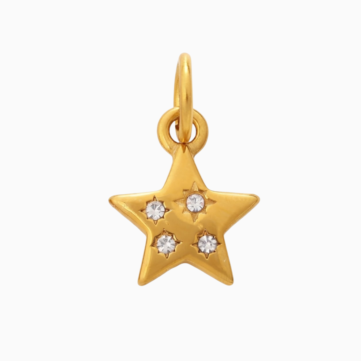 Charms - Gold Cosmic Star Pendant