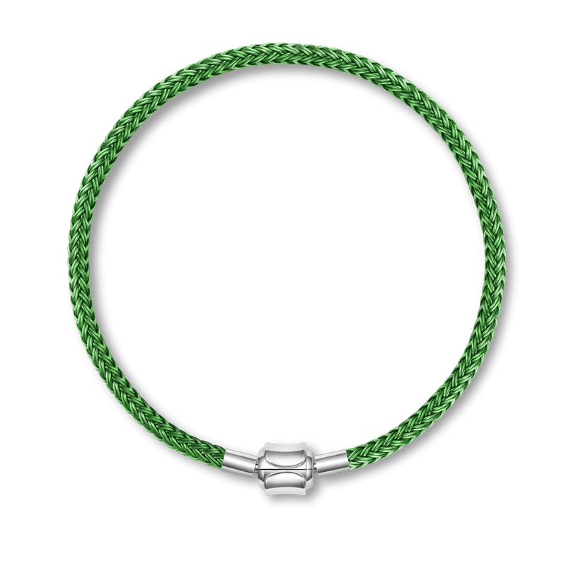Smaragd Eleganz Charm-Armband