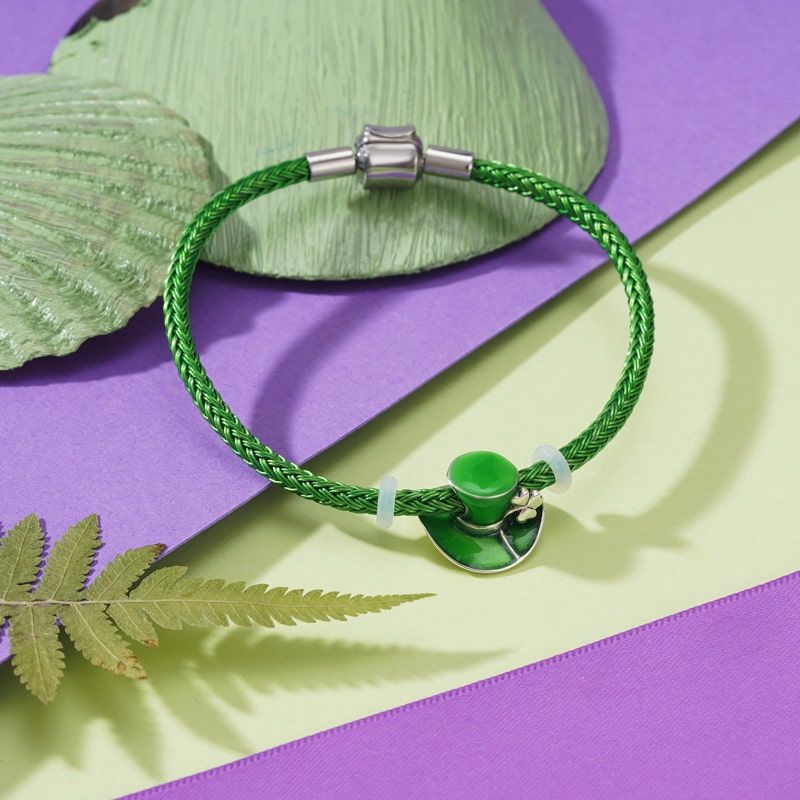 Smaragd Eleganz Charm-Armband