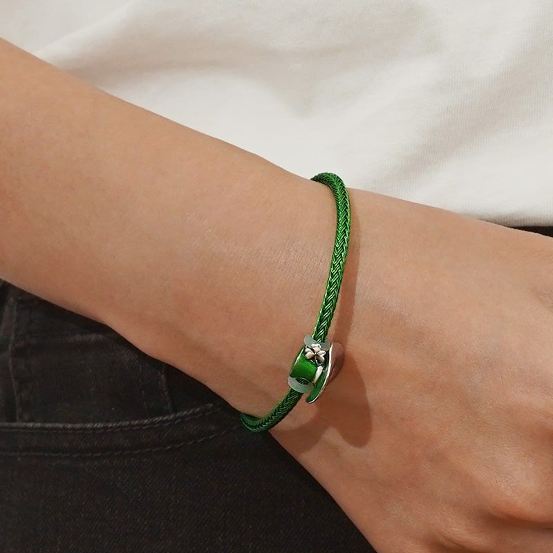 Smaragd Eleganz Charm-Armband