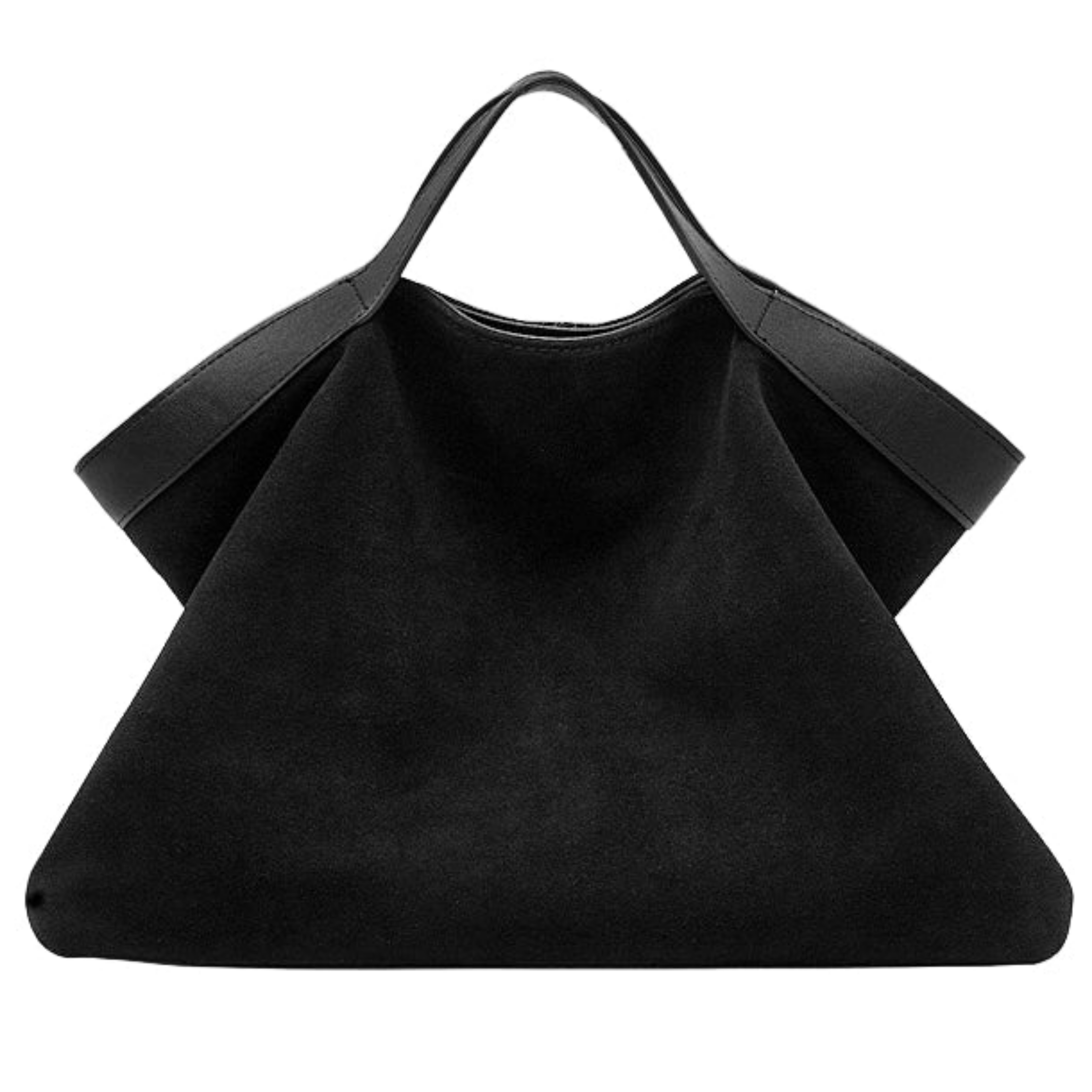 Bellanova Wildleder- und Echtleder Klassische Strukturierte Schultertasche