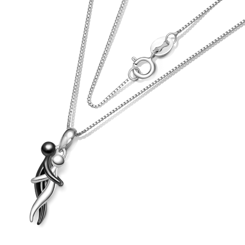 Eternal Embrace Sterling Silver Necklace