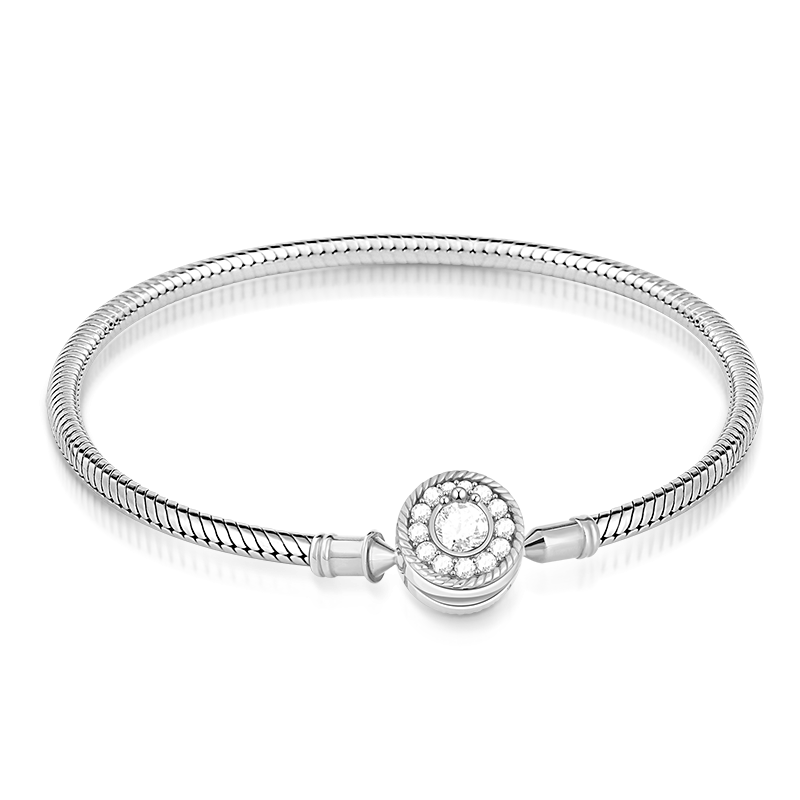 Ewige Eleganz 925 Sterling Silberarmband