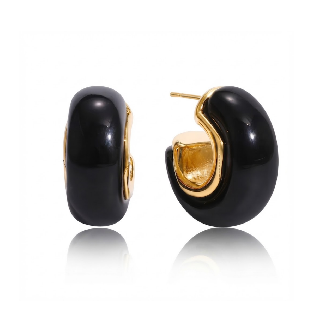 Aureliene Fleur Hoop Earrings