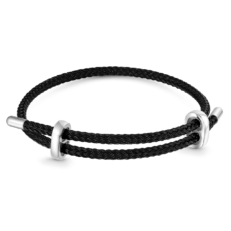 Mitternachts-Eleganz verstellbares Charm-Armband