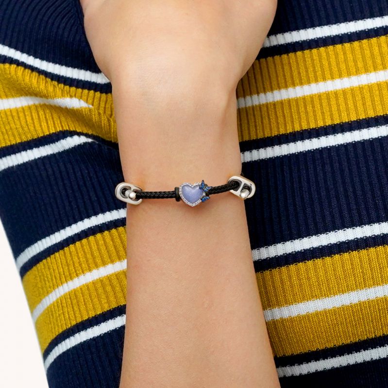 Mitternachts-Eleganz verstellbares Charm-Armband