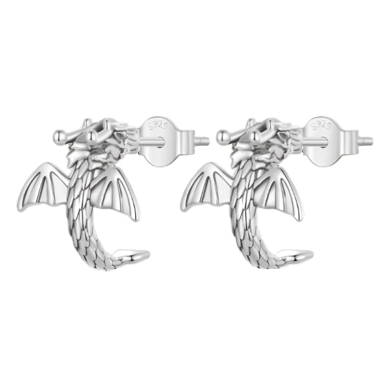 Majestätische Drachen Ohrstecker