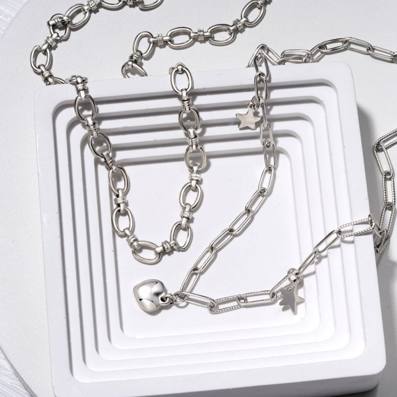 Celestial Heart Sterling Silver Necklace