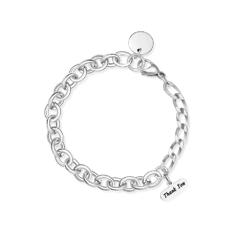 Zeitlose Einheit Gespleißte Gliederkette Armband