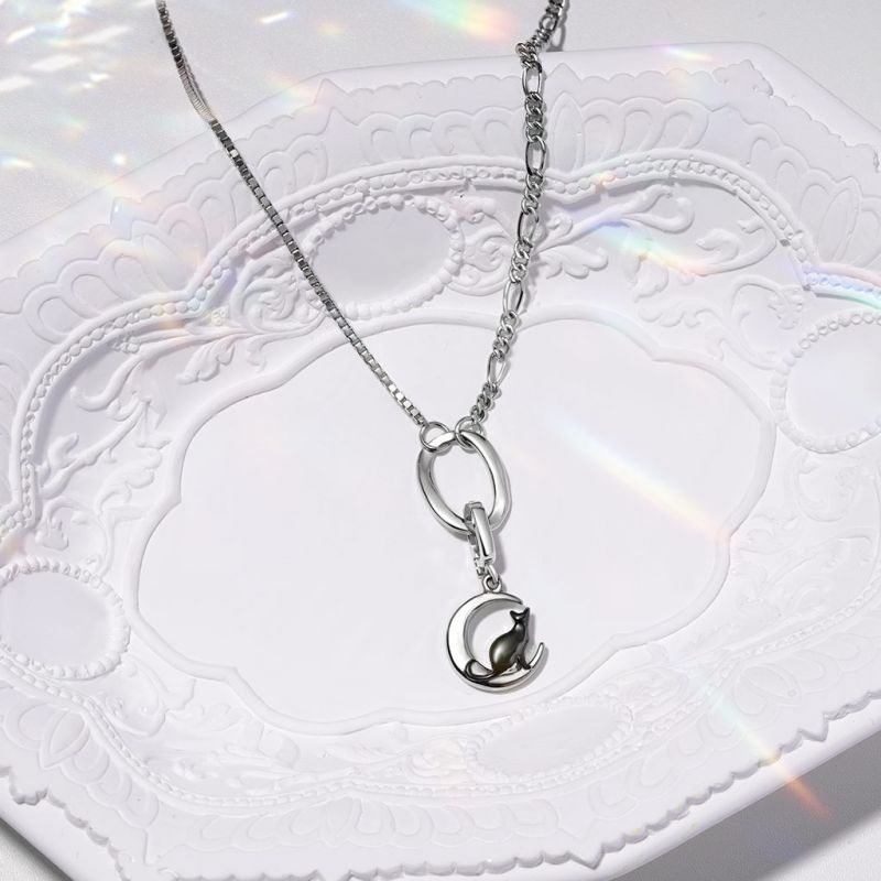 Ewige Eleganz Asymmetrische Oval-Link-Halskette