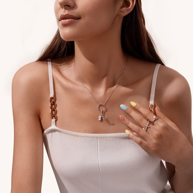 Eternal Harmony Circle Link Necklace