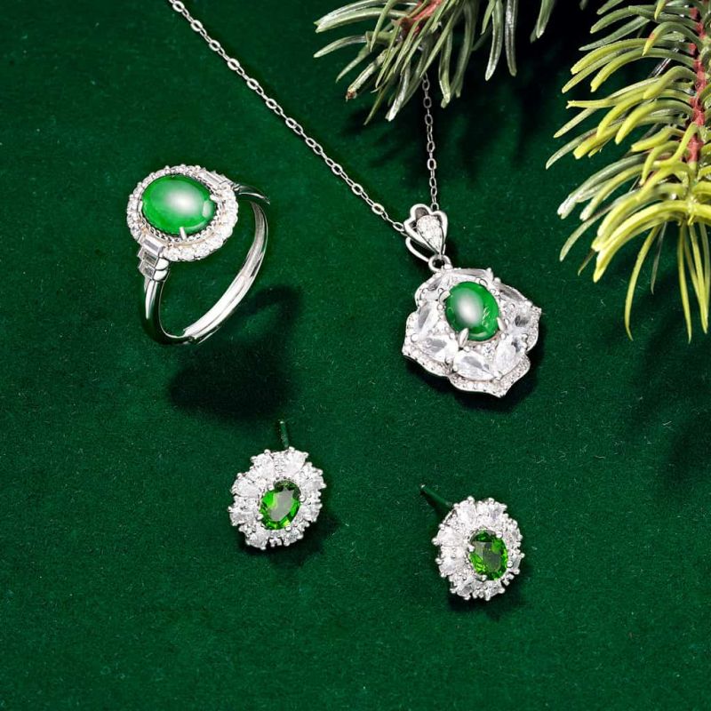 Eternal Harmony Jadeite Pendant Necklace