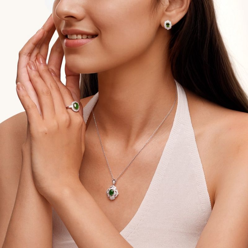 Eternal Harmony Jadeite Pendant Necklace