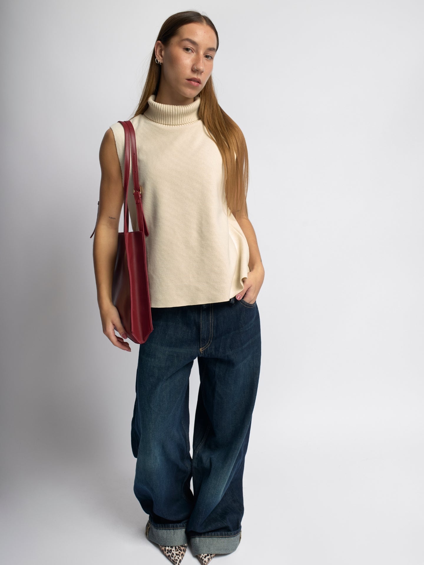 Arya Daily Chic Veganes Leder Schultertasche