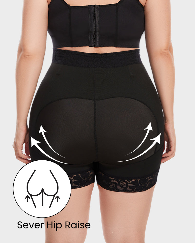 Sculpt & Lift Hochtaillierte Nahtlose Formende Shorts
