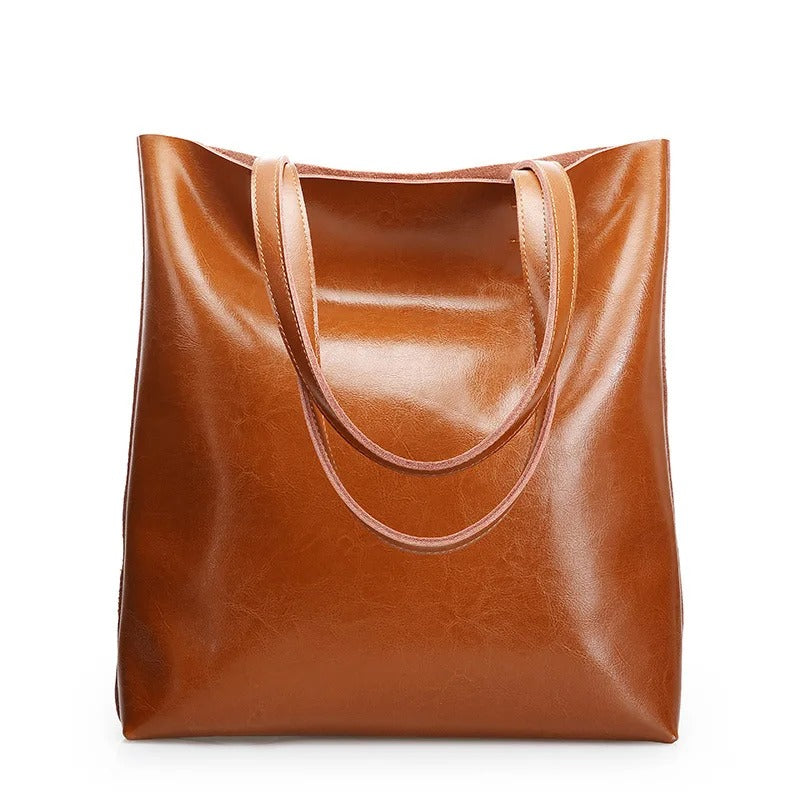Strukturierte Leder-Tasche