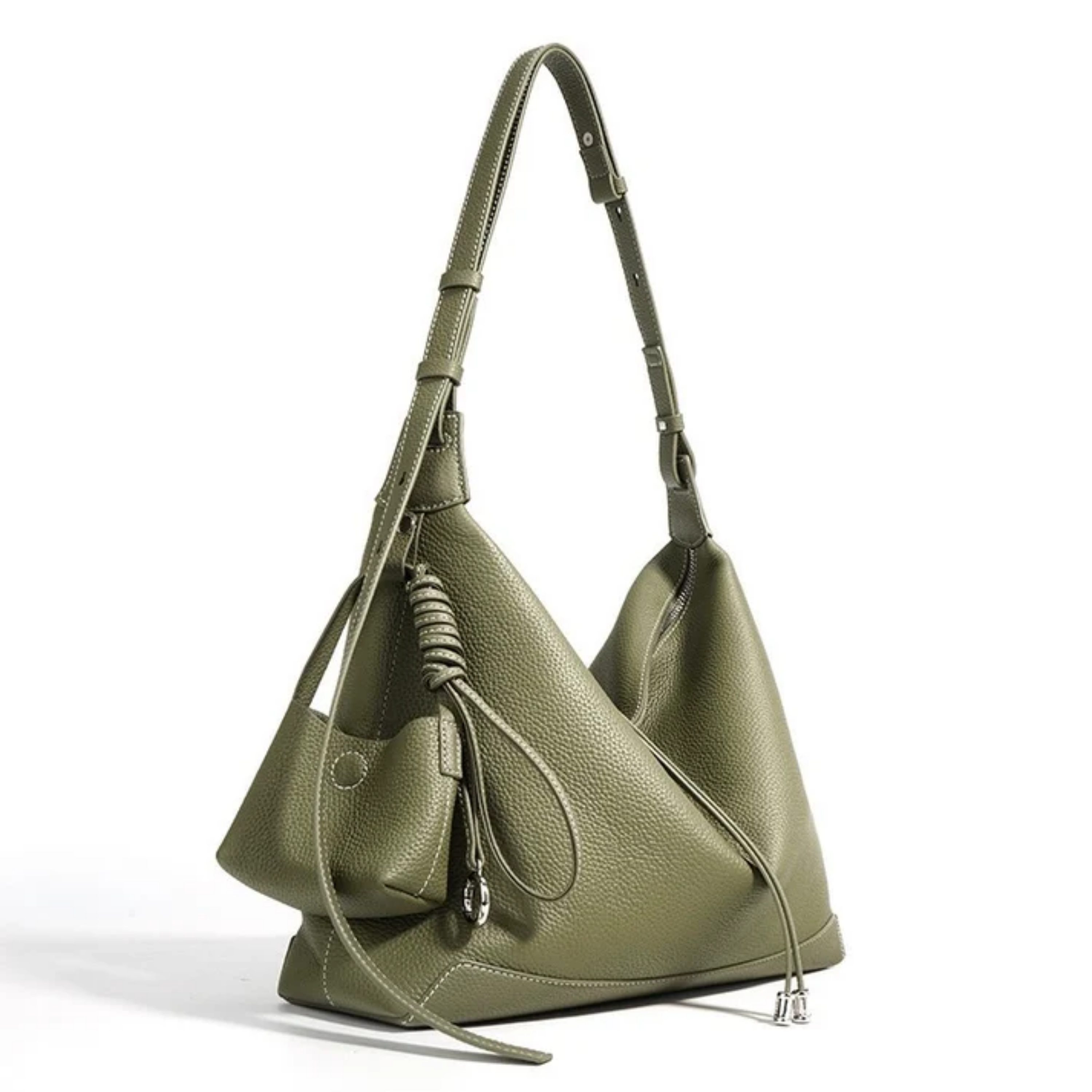 Angela Echtleder Minimalistische Tote Dumpling Tasche Handtasche kaufen