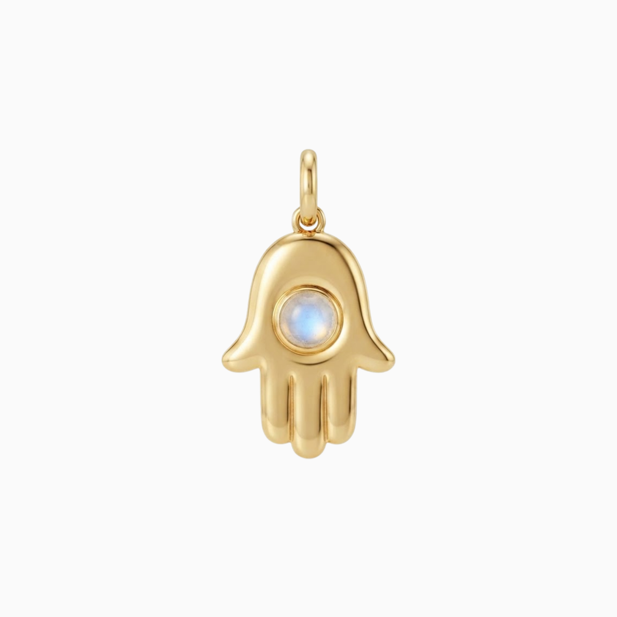 Charms - Gold Hamsa Hand Pendant