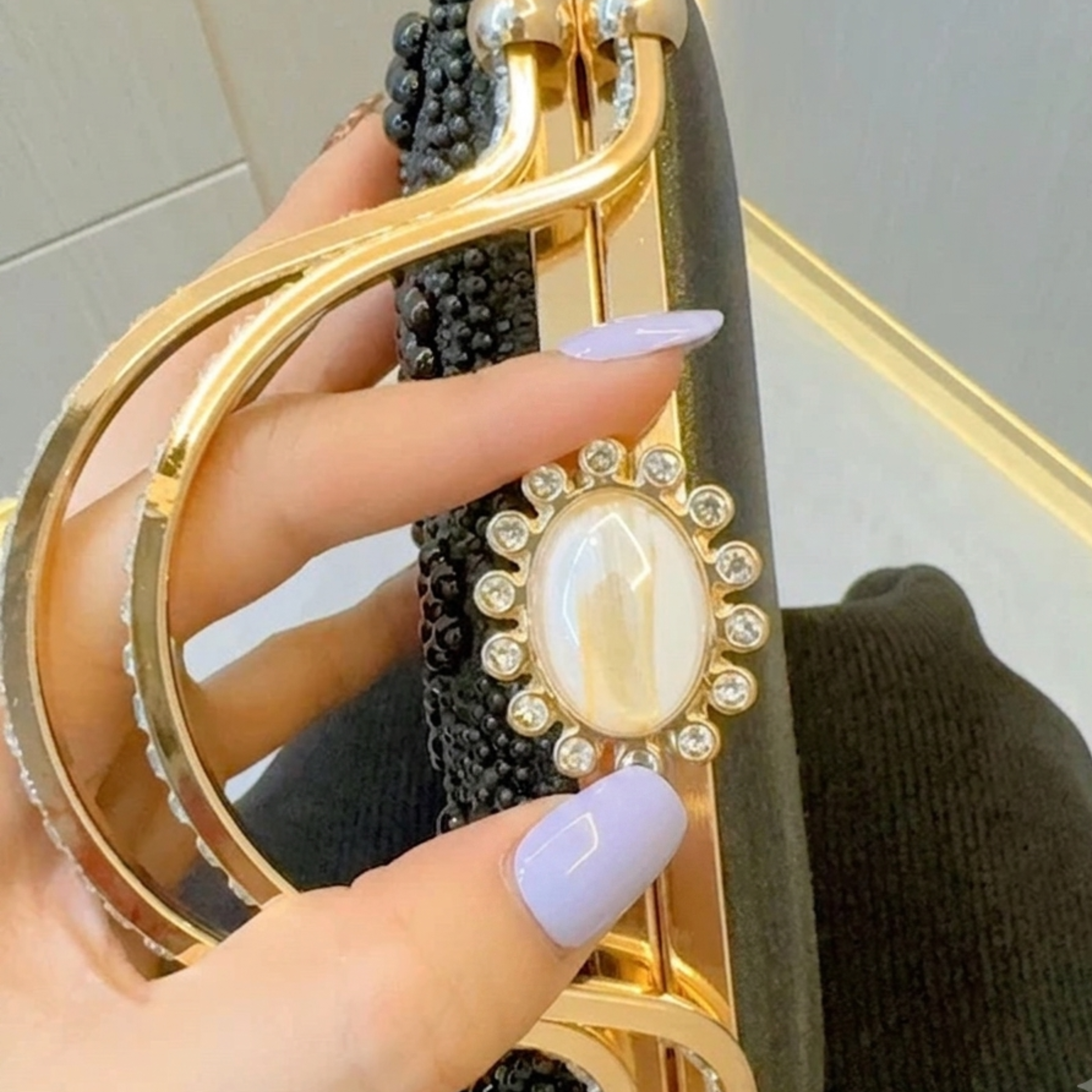Tierra Pearl Clutch-Tasche