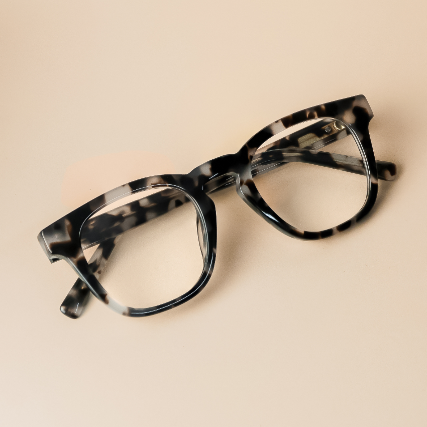Premium Quadrat Blaulichtbrille