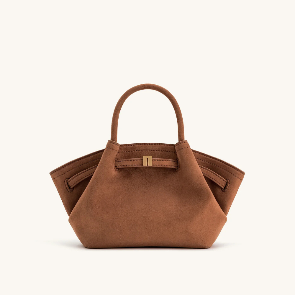 Henna Mini Faux Suede Tote Bag
