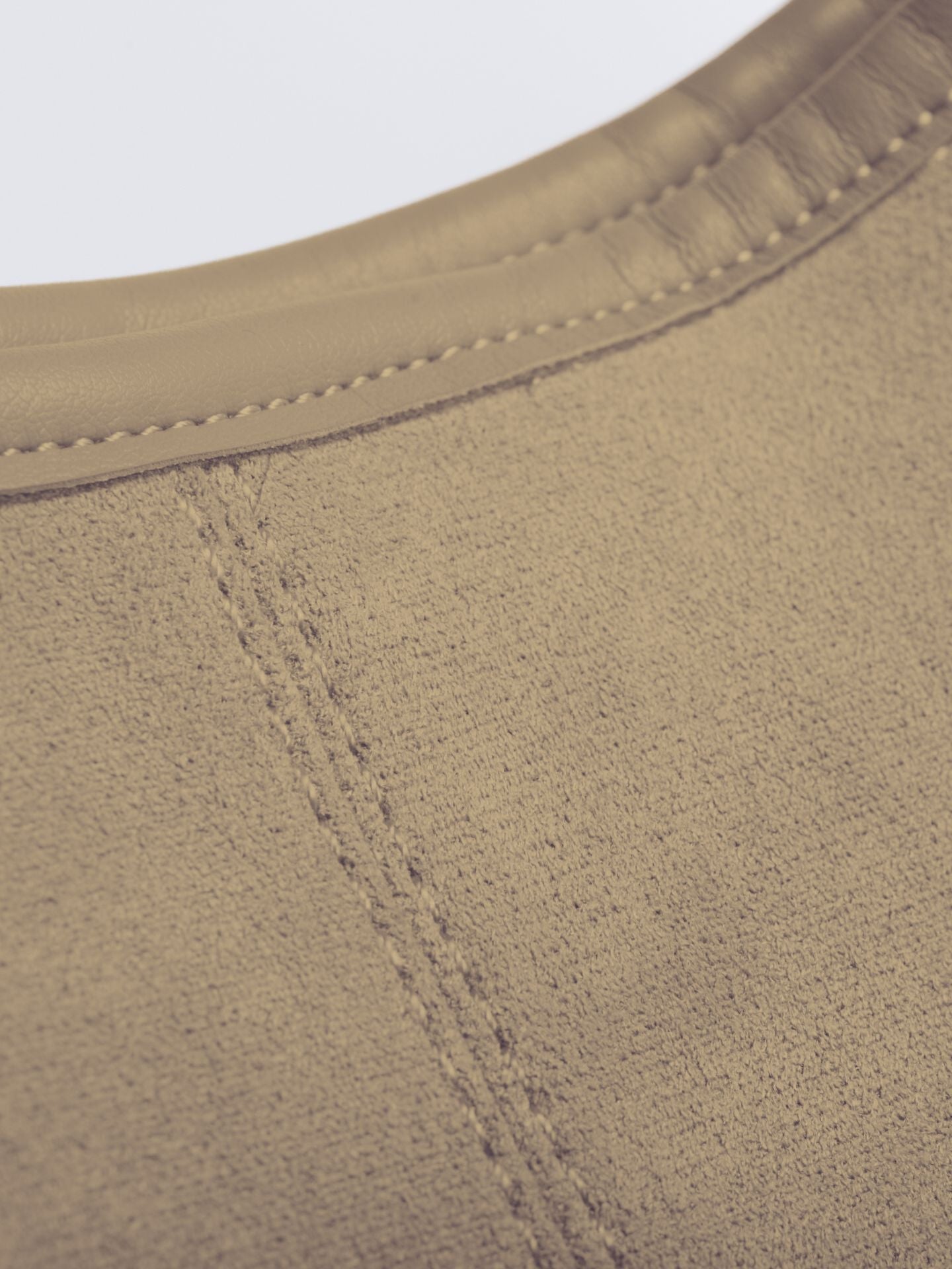 Elegante vegane Leder-Halbmond-Tasche