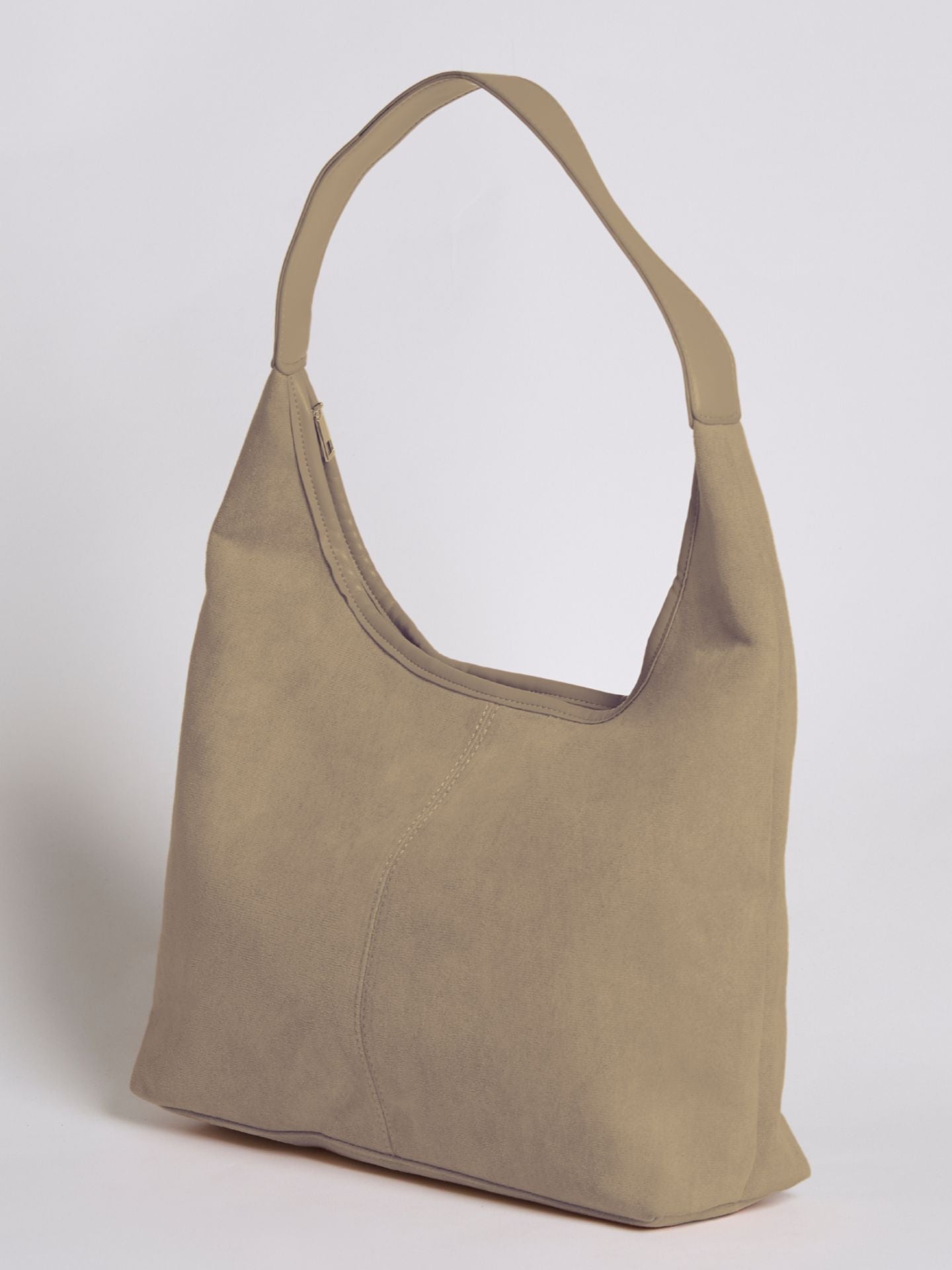 Elegante vegane Leder-Halbmond-Tasche