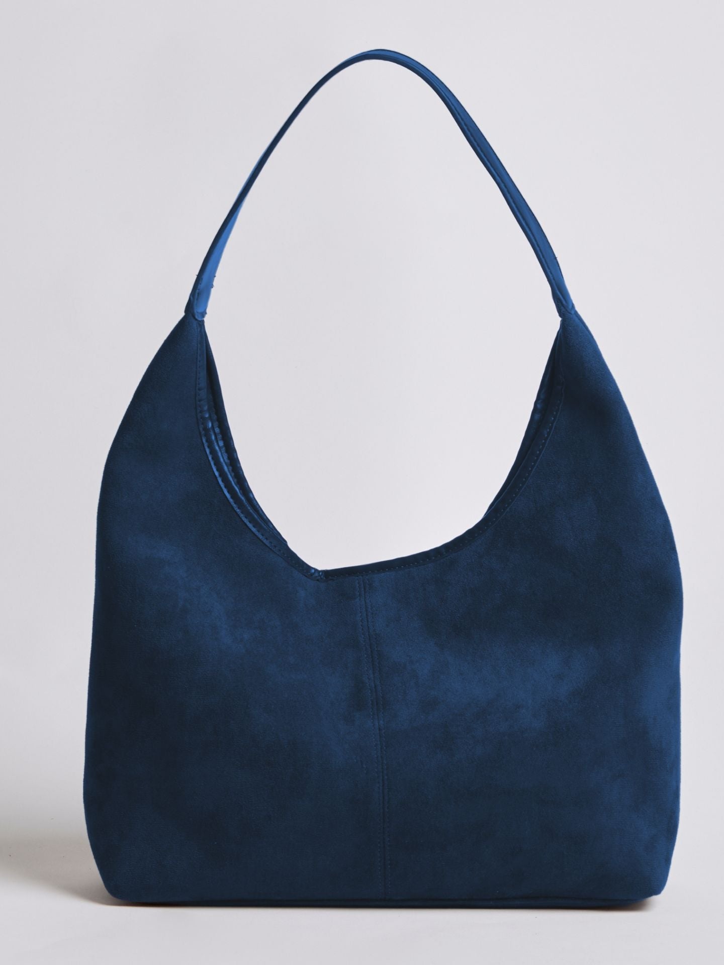 Elegante vegane Leder-Halbmond-Tasche