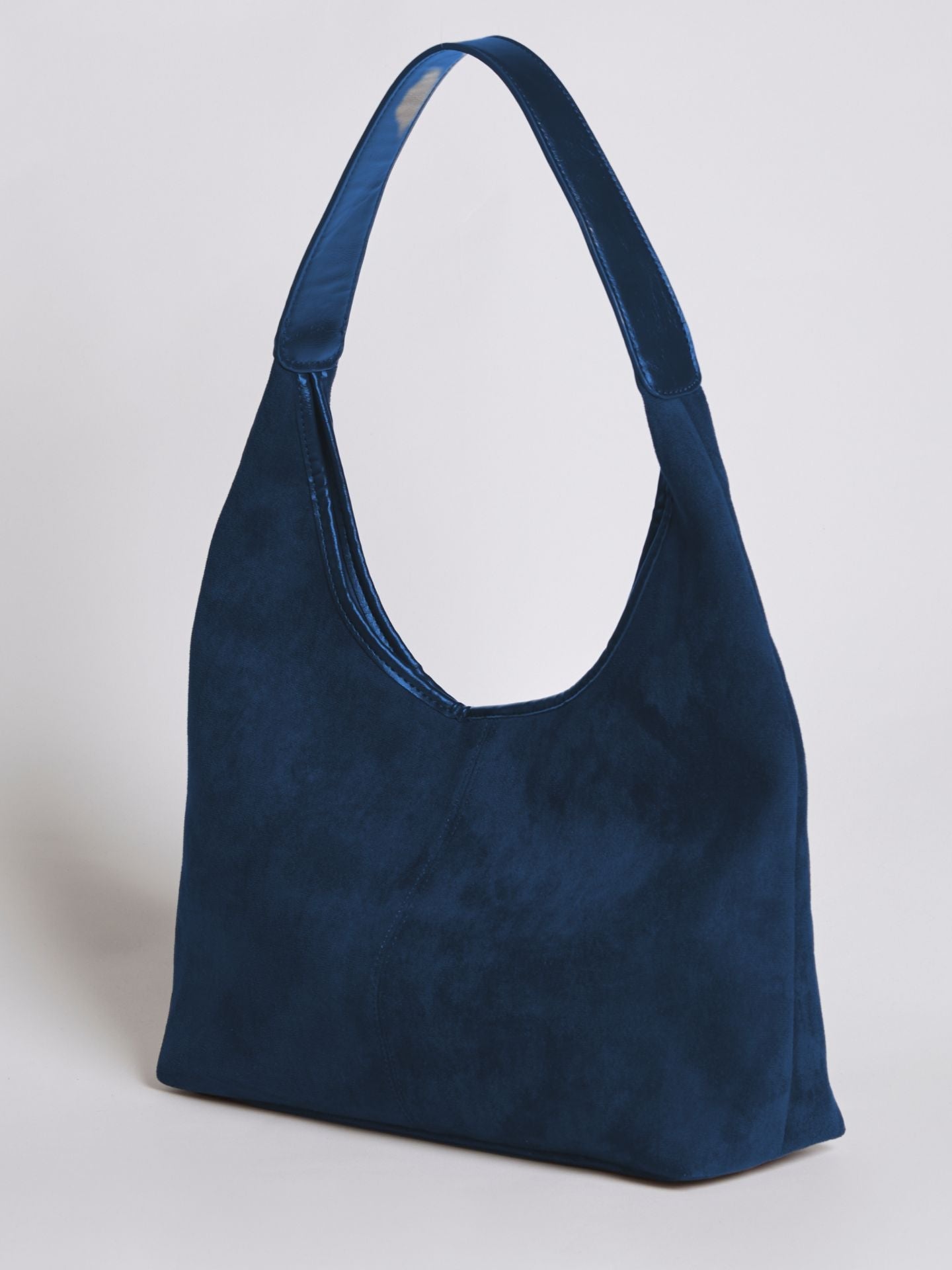 Elegante vegane Leder-Halbmond-Tasche