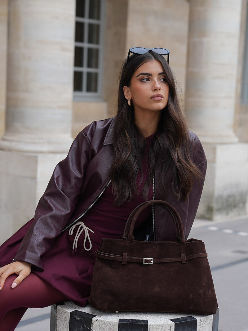 Comelia Vegan Suede Tote