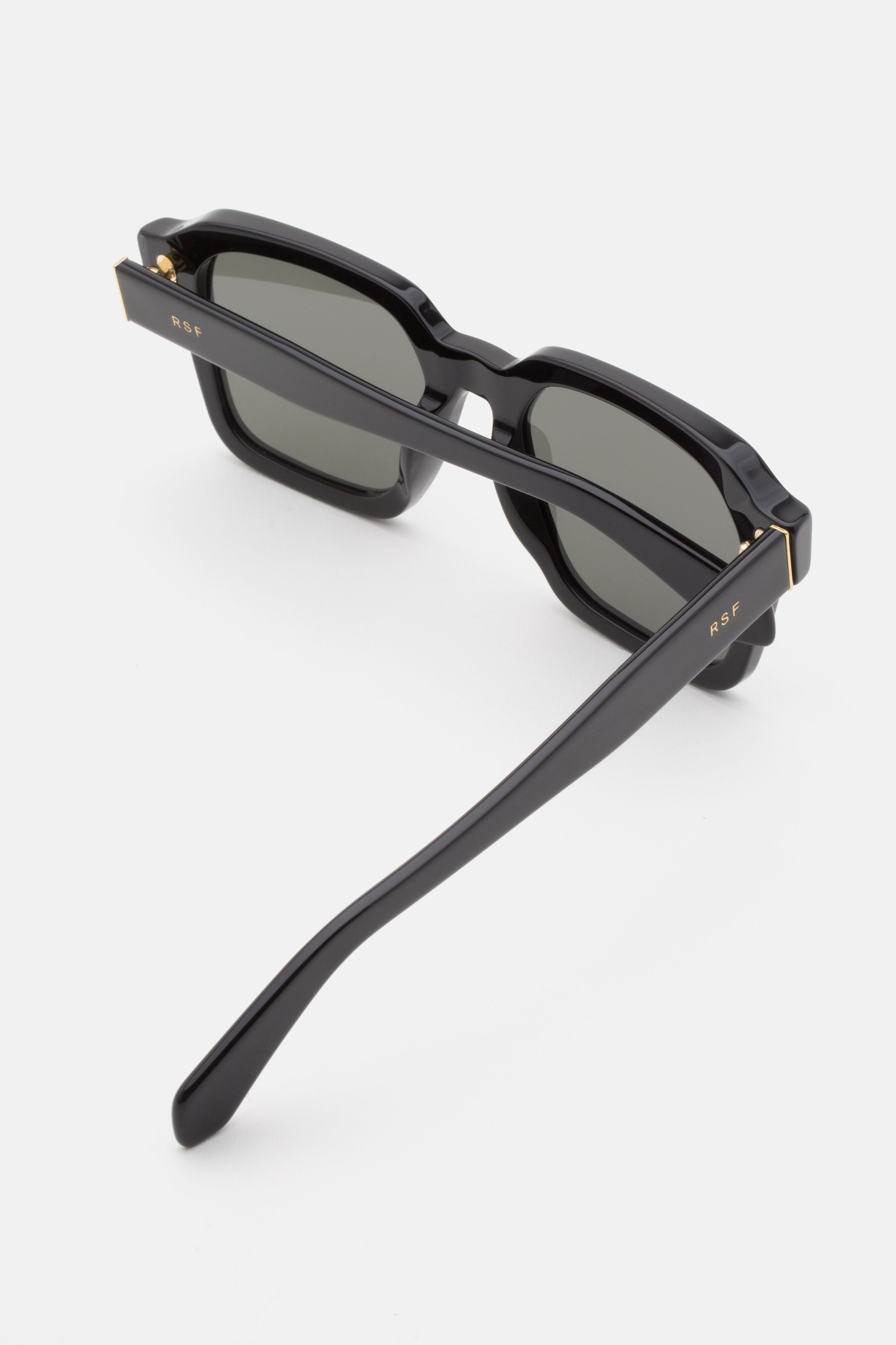 Vasto Schwarze Übergroße Quadratische Sonnenbrille