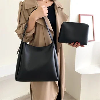 Luxus-Handtasche für Frauen – Langlebiges PU-Leder mit verstellbarem Tragegurt