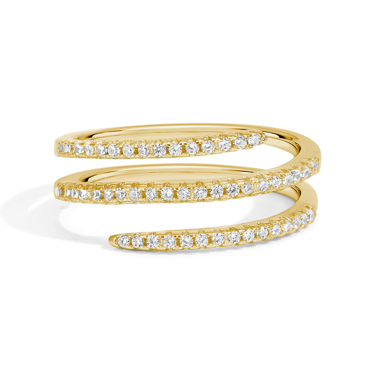 Ewige Flamme Moissanit Ring