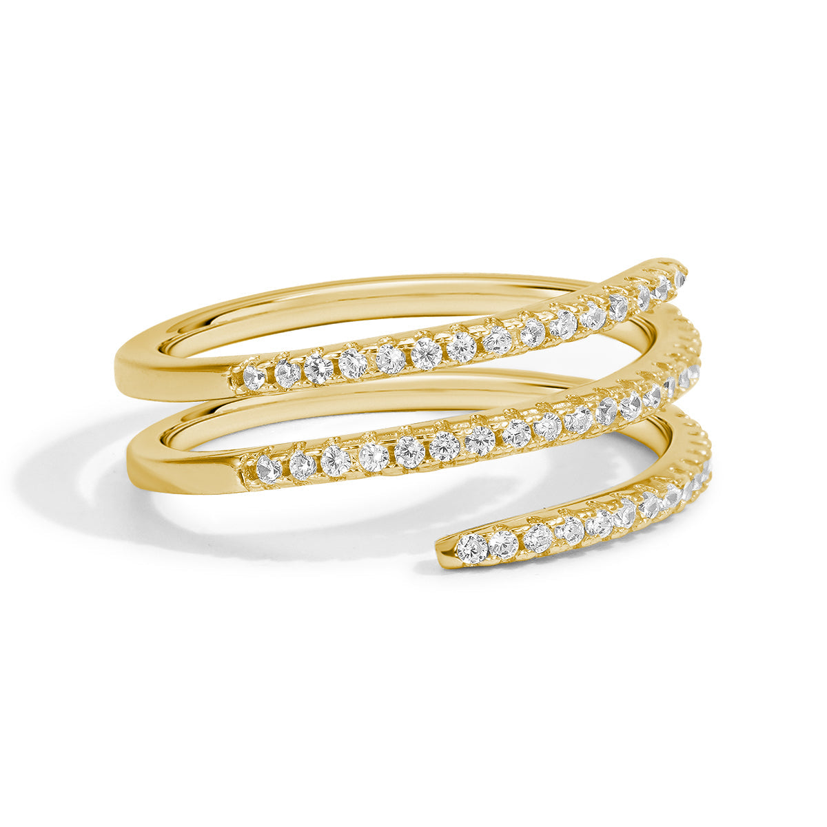 Ewige Flamme Moissanit Ring