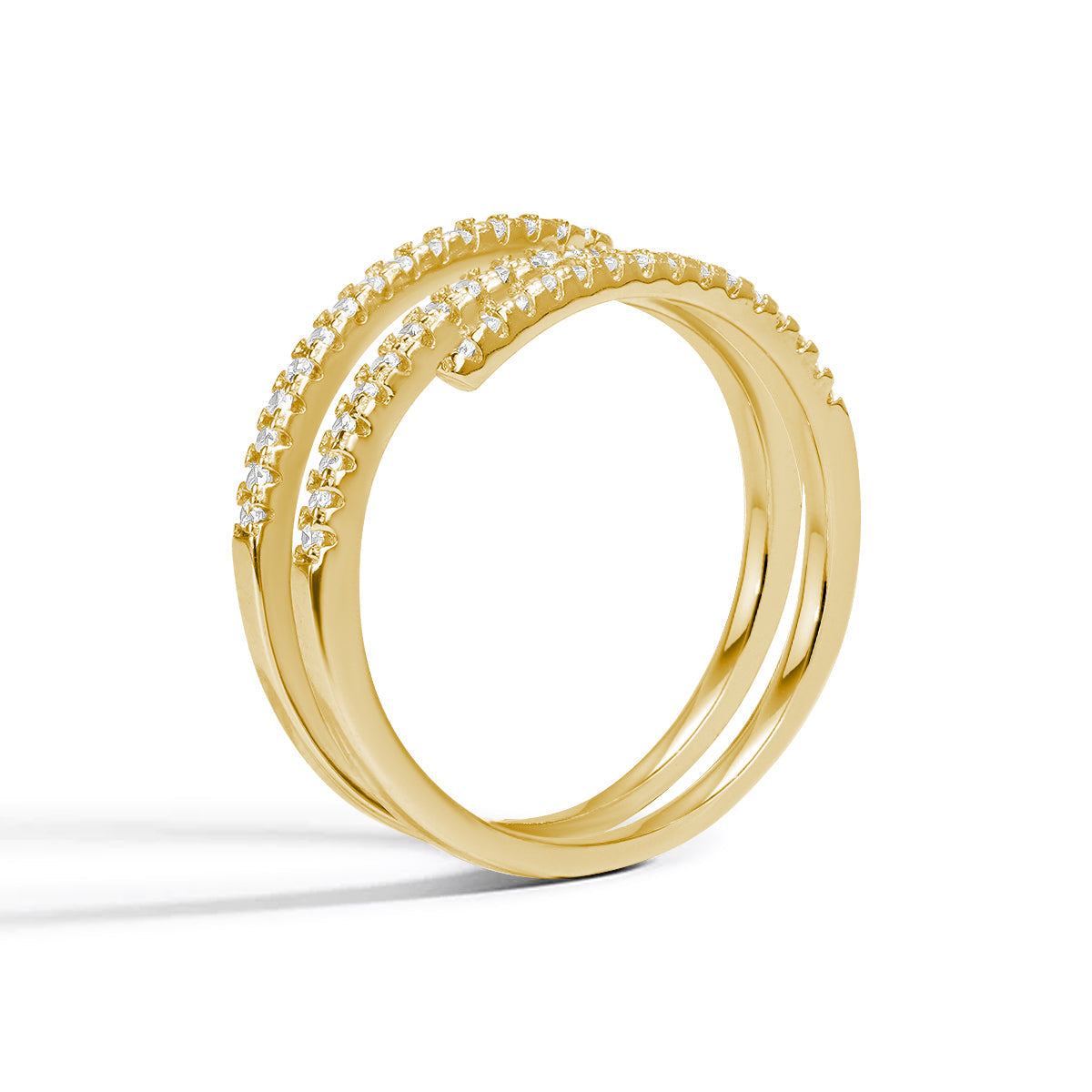 Ewige Flamme Moissanit Ring