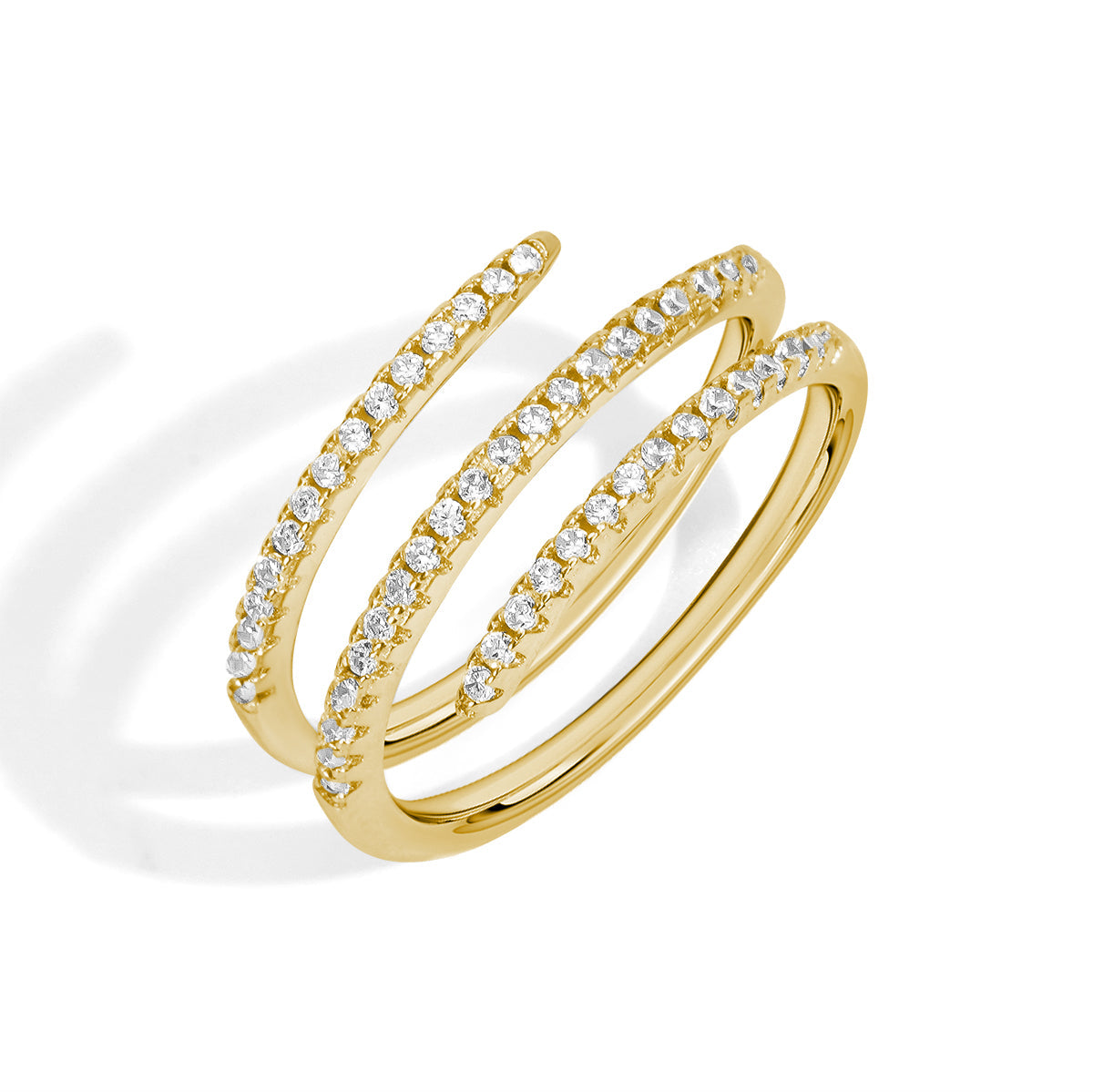 Ewige Flamme Moissanit Ring