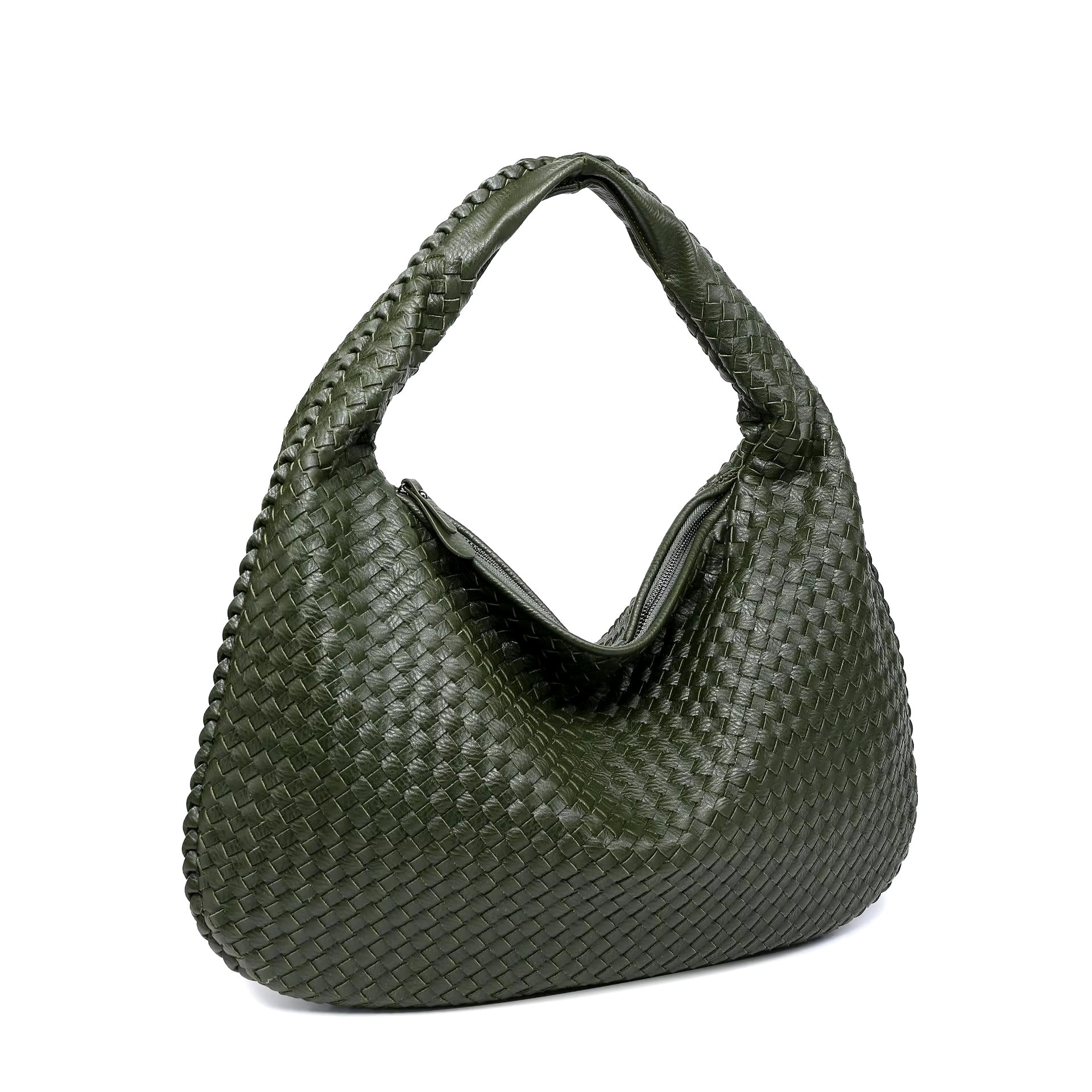 Aurelle Luxe Gewebte Handtasche