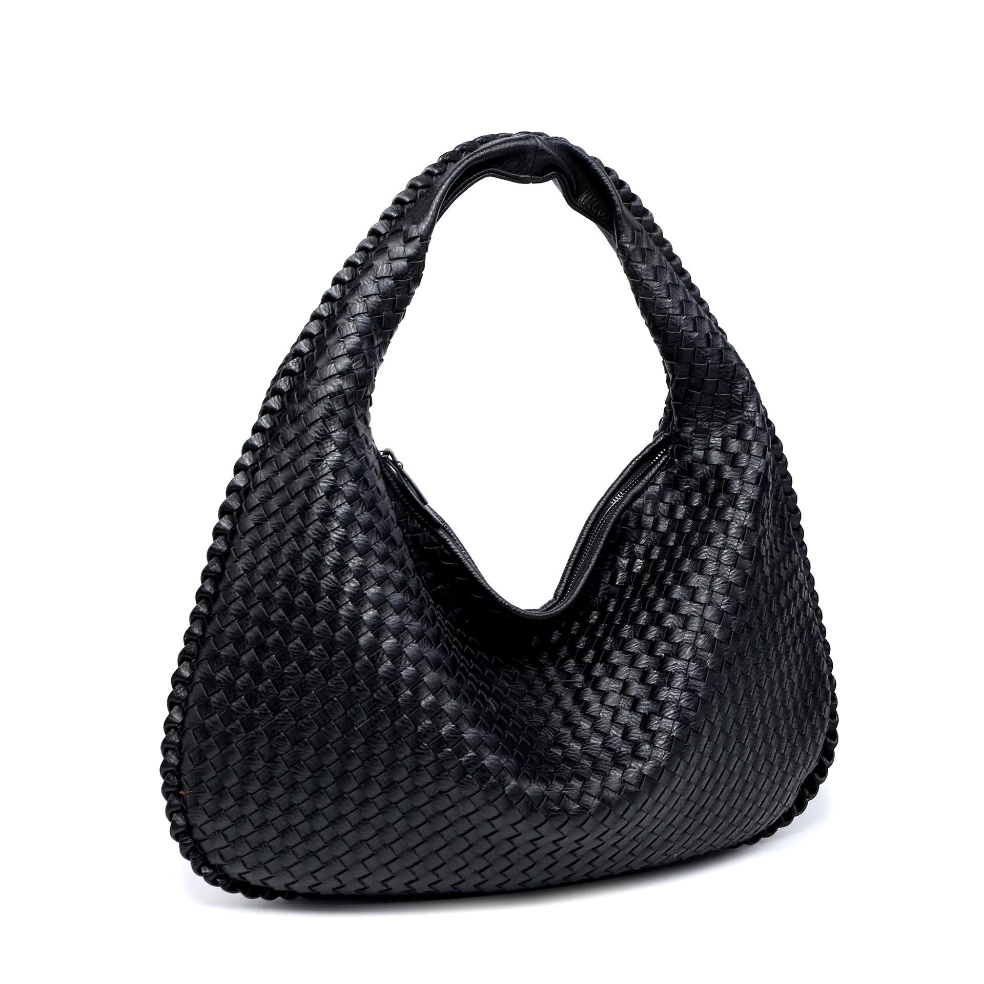 Aurelle Luxe Gewebte Handtasche