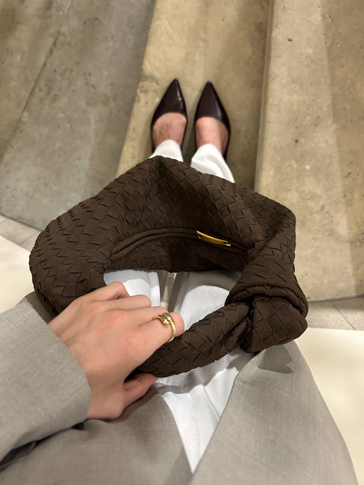 Aurelia Luxe Gewebte Maxi-Tasche