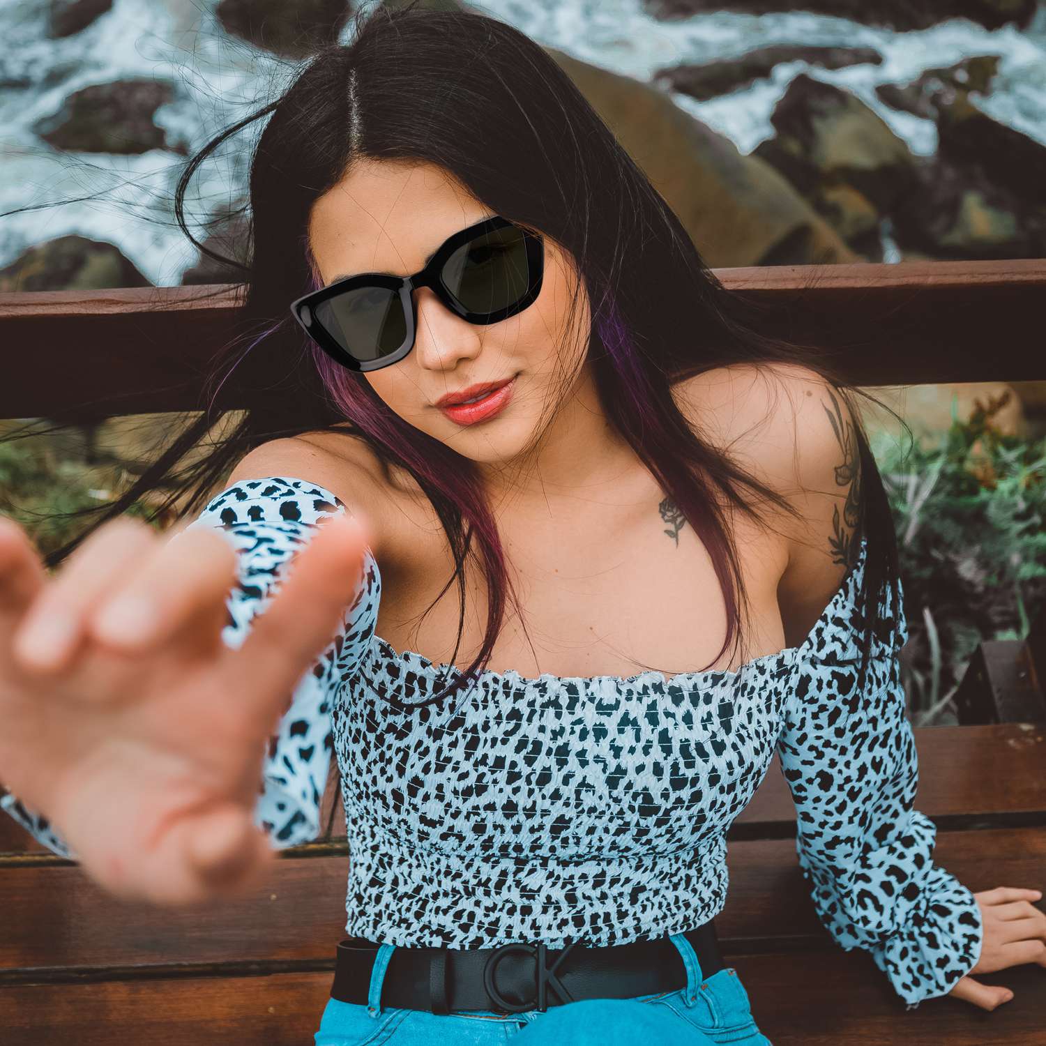 Chic Cat-Eye polarisierte Sonnenbrille