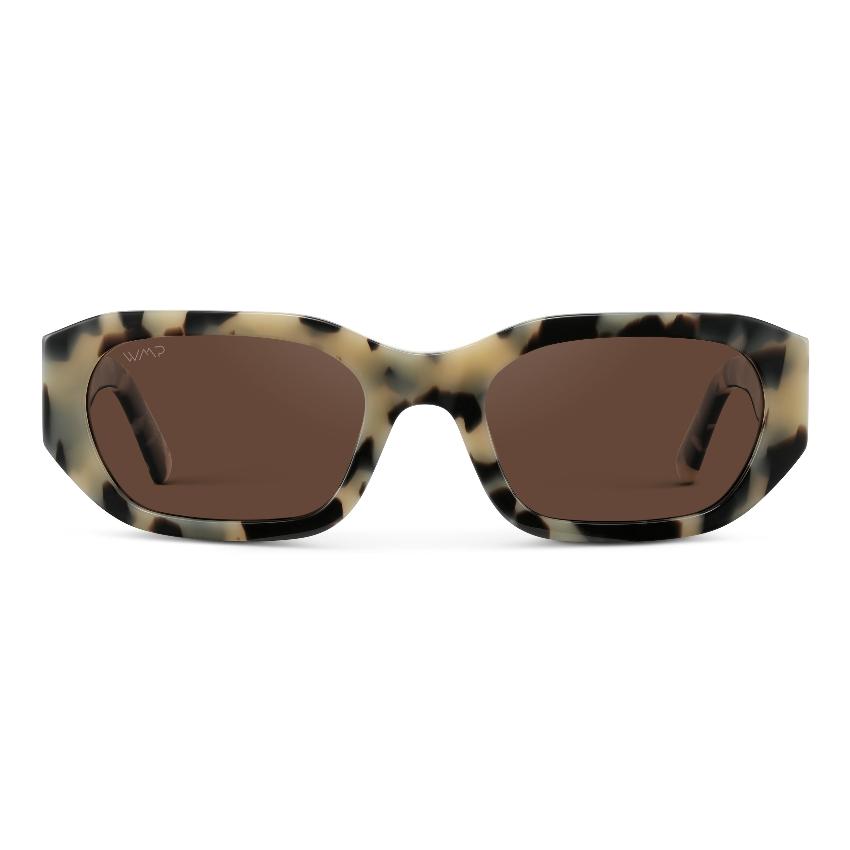 Städtische schicke polarisierte rechteckige Sonnenbrille