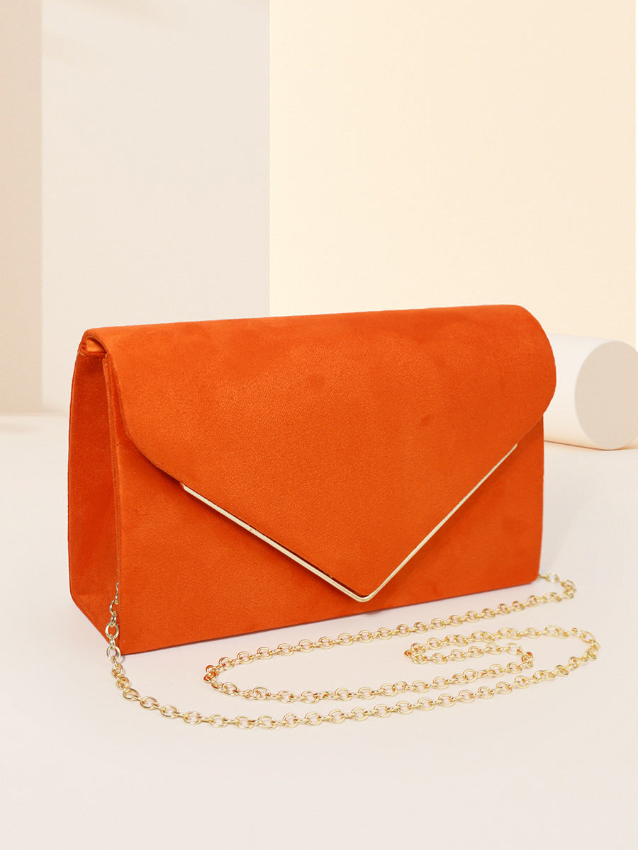 Noctura Wildleder Samt Umschlag Clutch