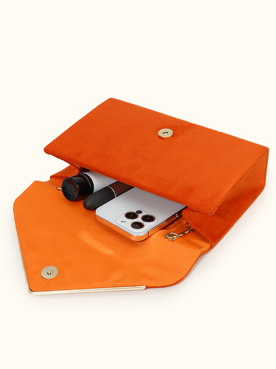 Noctura Wildleder Samt Umschlag Clutch