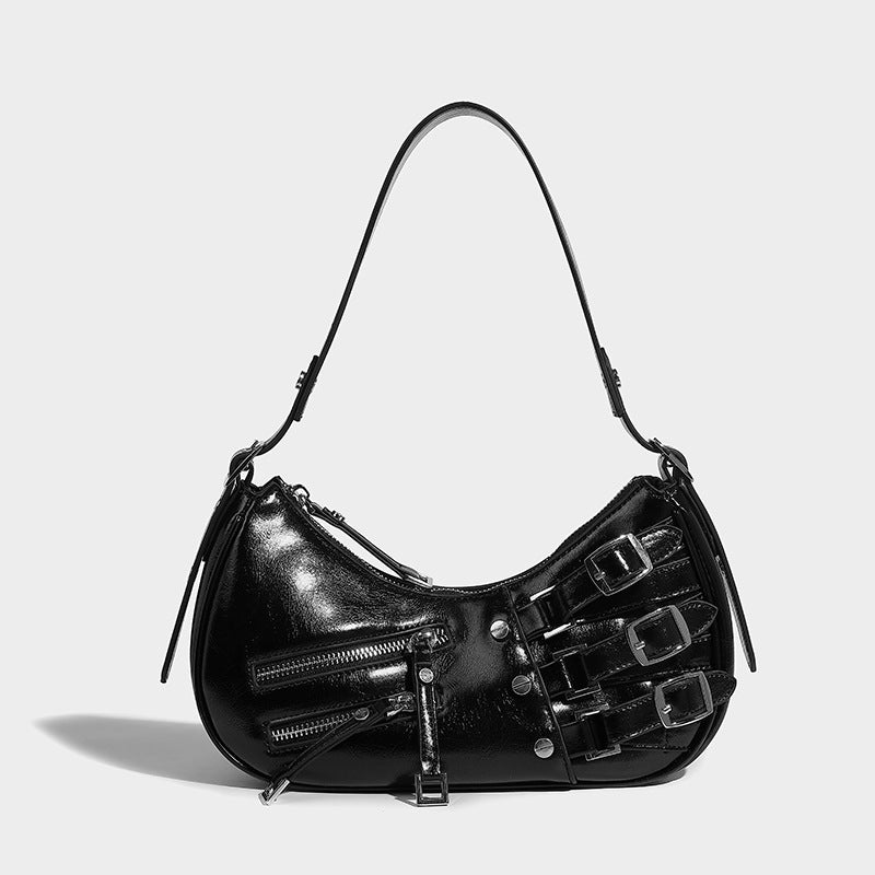 LunaEdge Schnallen Halbmond Hobo Tasche