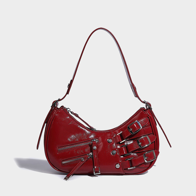LunaEdge Schnallen Halbmond Hobo Tasche