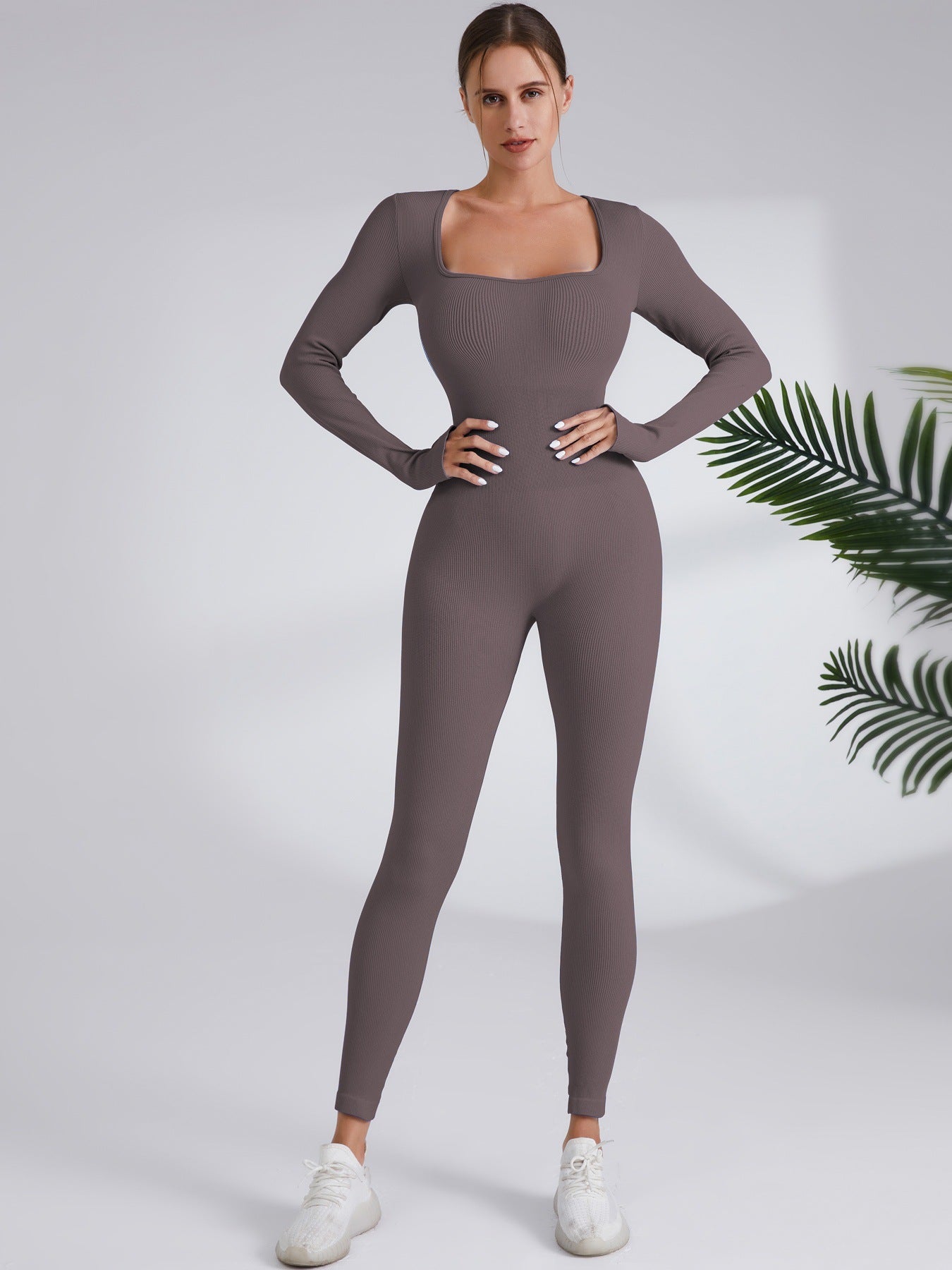 Langarm Vollkörperformende Bodysuit